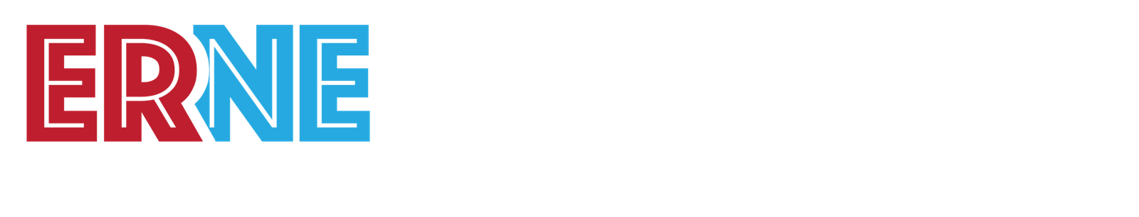 Erne SWIMRUN logo tag line white